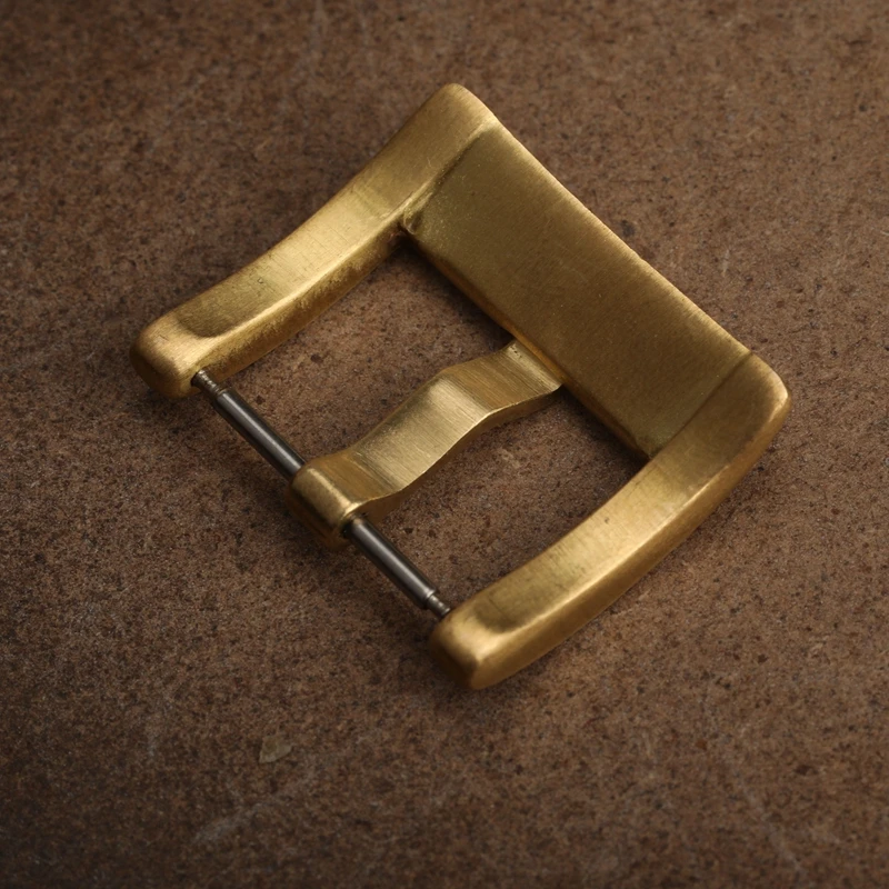 Pure Brass Buckle Leather Accessories, Elegant Design