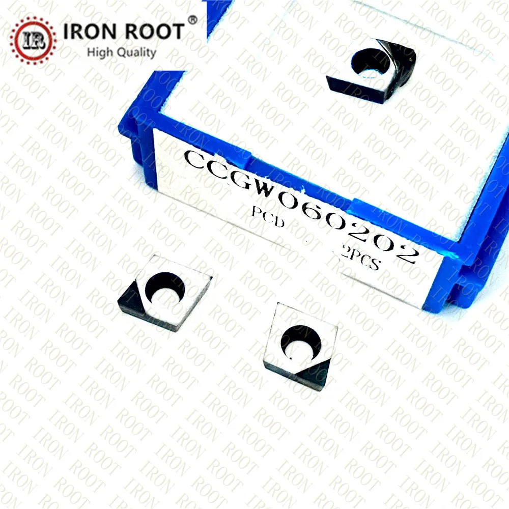 

2P Turning Insert CCGW060201,CCGW60202, PCD Machining CNC Metal Lathe Tool Turning Tool Diamond Insert