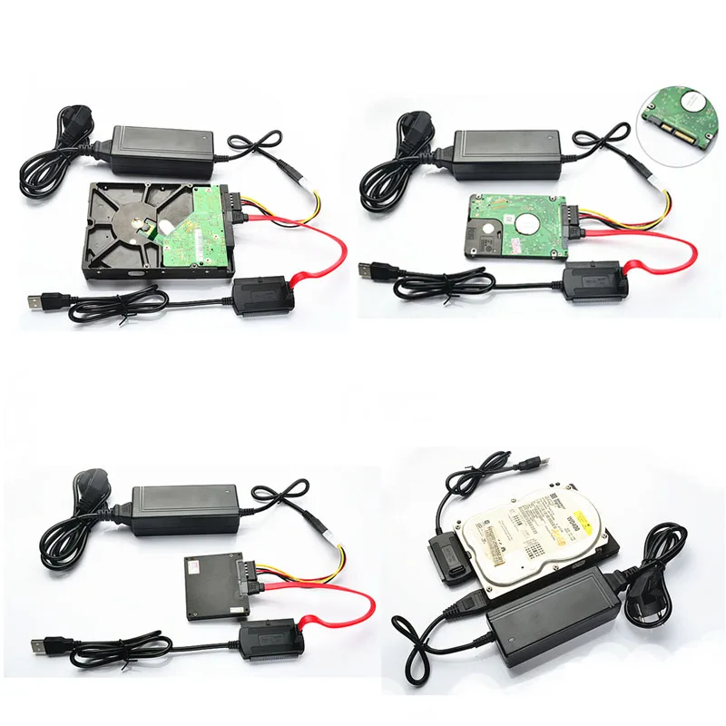 DN59 USB 2.0 to IDE / Sata 2.5" 3.5" HDD Adapter Converter Support Hard Drive HDD DVD-ROM CD-RW