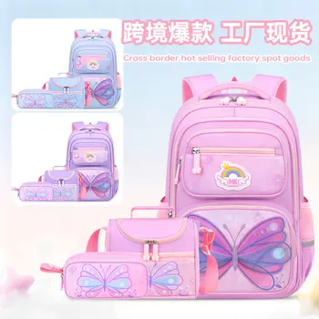 3 Pcs Kids School Backpcak Children School Bags Set Boys Girls Primary Backpack with Lunch Bag Schoolbag Book Bag Kids Mochilas 1