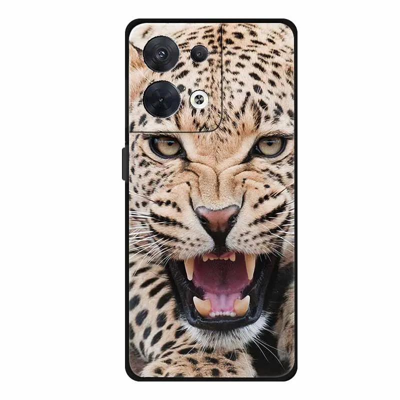 Wolf Design Silicone Animal Case - Soft Back Cover and Cartoon Coque