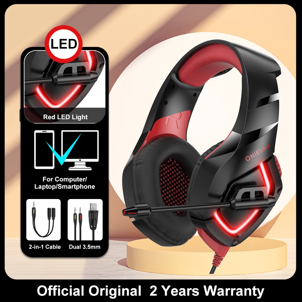 Dual 3.5mm Red