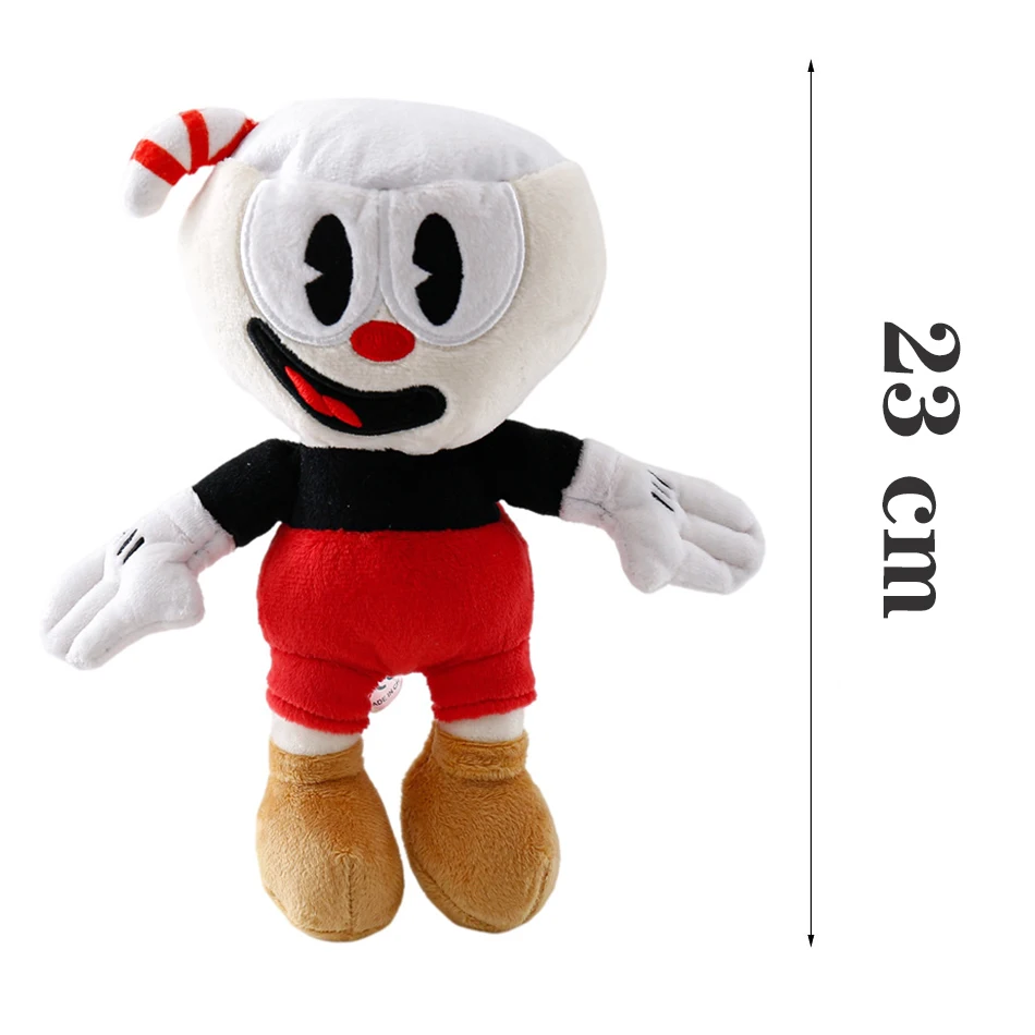 Spiel Cuphead Plüschtier Mugman Ms. Chalice Ghost King Dice Cagney Carnantion Puphead Plüschpuppen Spielzeug für Kinder Geschenke – Detail 2