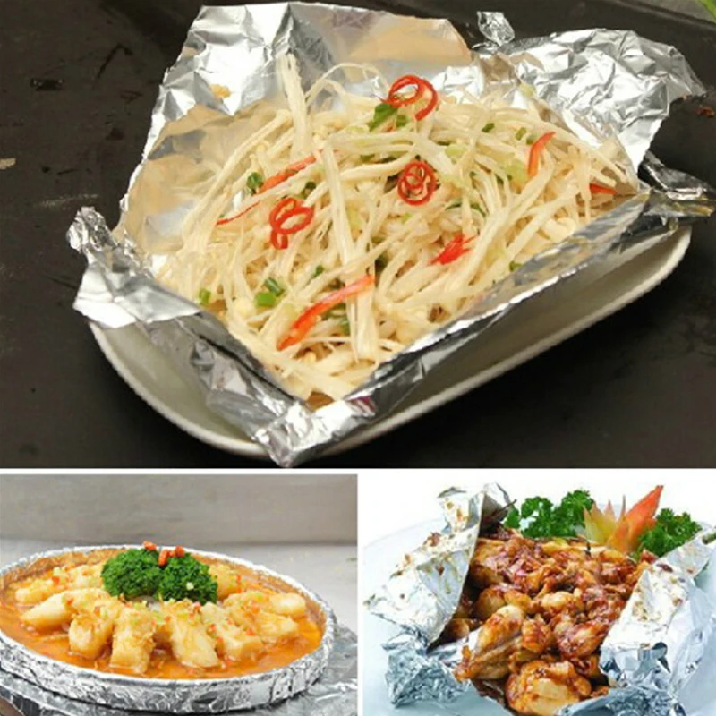 Heavy-Duty Aluminum Foil for Oven Baking and Barbecuing