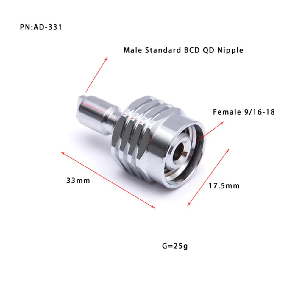 

Разъем для подводного плавания, запчасти «штырь-гнездо», быстросъемные аксессуары, адаптер для регулятора, сменные принадлежности для подводного плавания, UNF