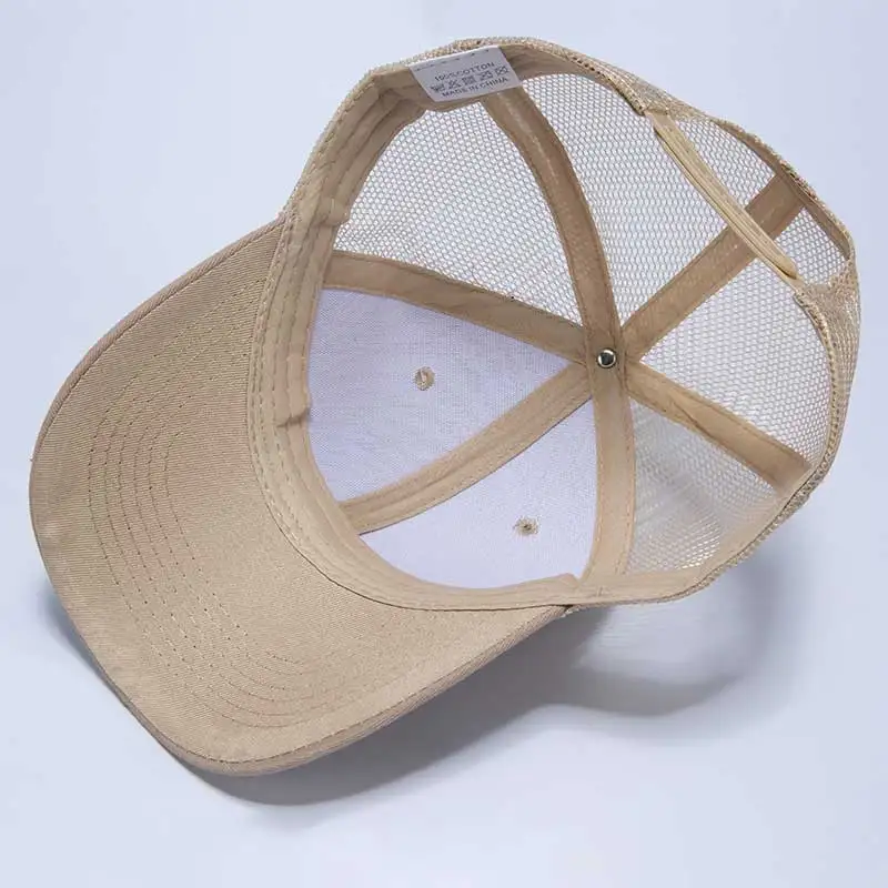 Wholesale Hat Baseball Caps Men's  Casual Caps Women's Mesh Hats Unisex Hats Custom Logo Hat Embroidered Hats 4