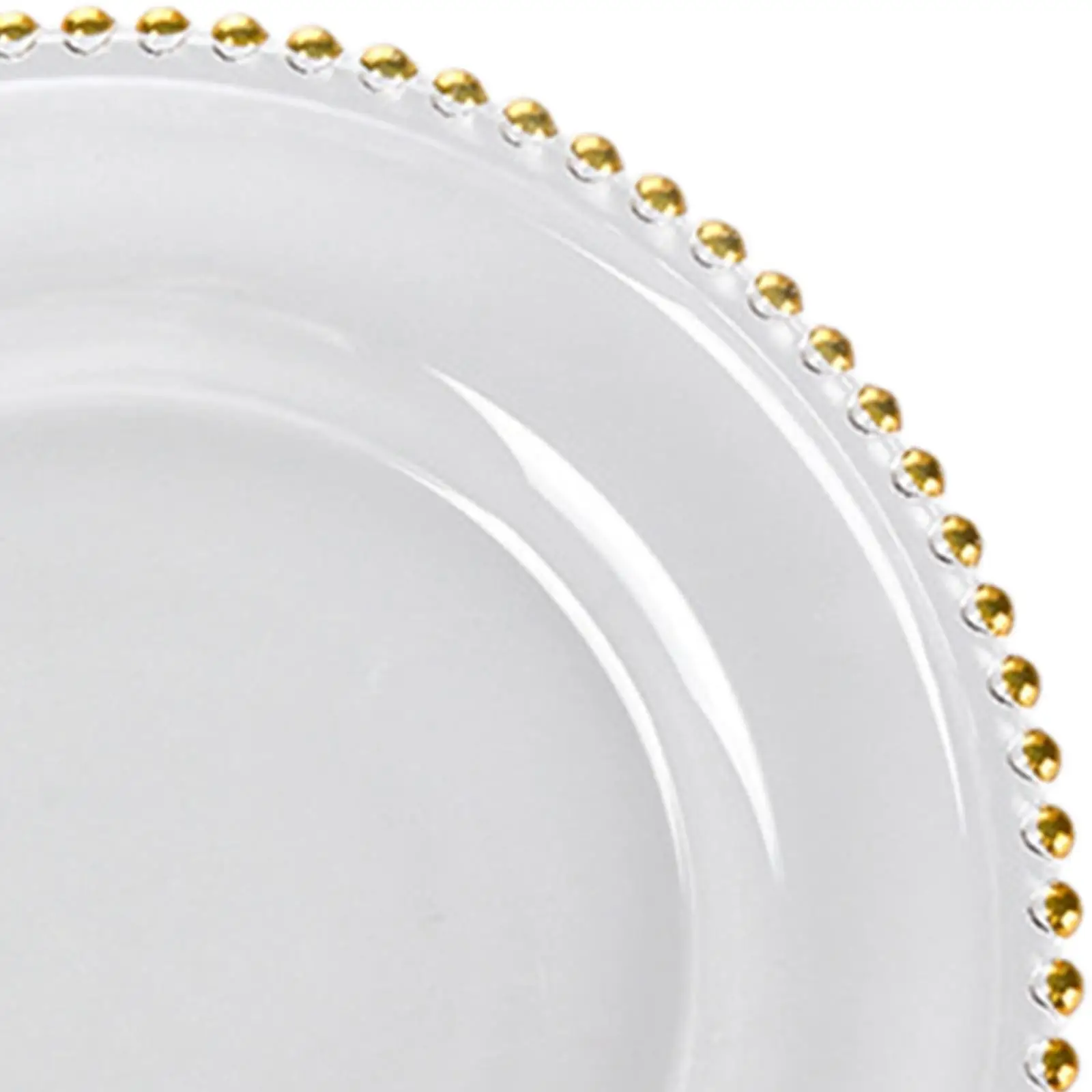 Glass Dinner Dish Western Food Plate Dinnerware Serving Dish for Cold Dish