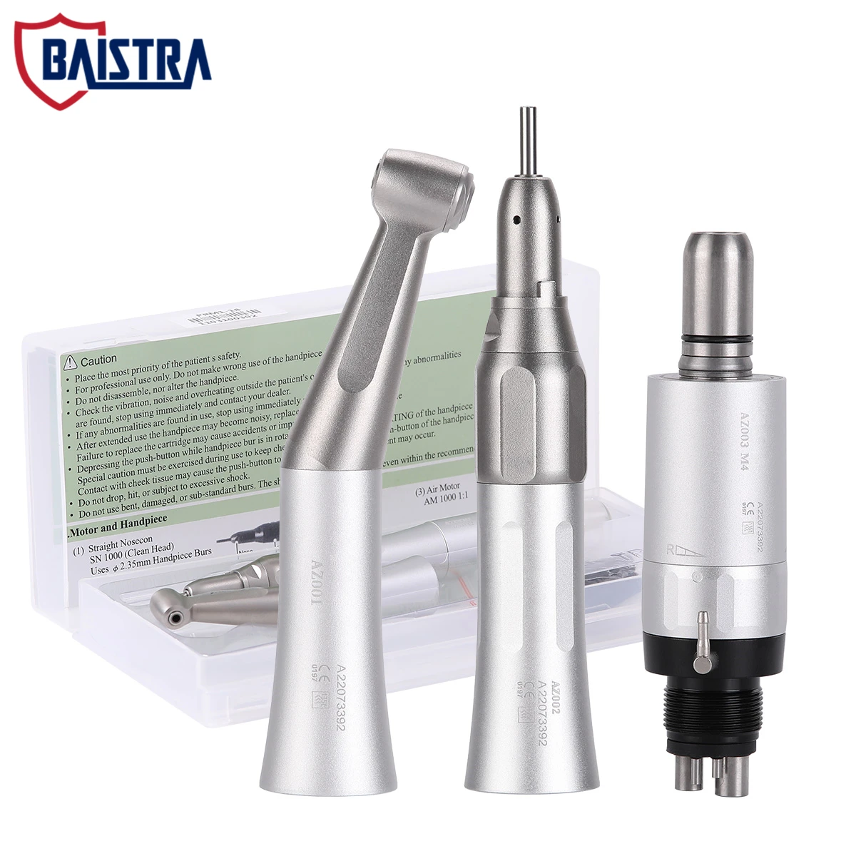 Dental Low Speed Handpieces Contra Angle 11 Straight Handpiece