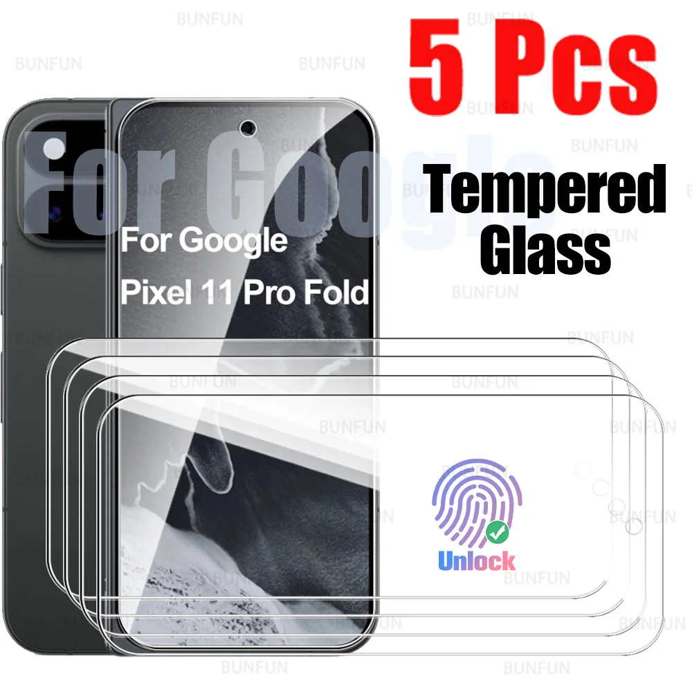 Premium Tempered Glass Screen Protector - 5 Pack