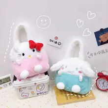 

Hello Kitty Plush Bag Cute Japanese Cute Dream JK Girls Cosmetic Storage Bag Ladies Handbag