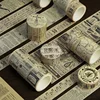 1 Roll Multifunctional Retro Washi Tape for Journal Scrapbooking Diary Planners DIY Crafts Supplies 1