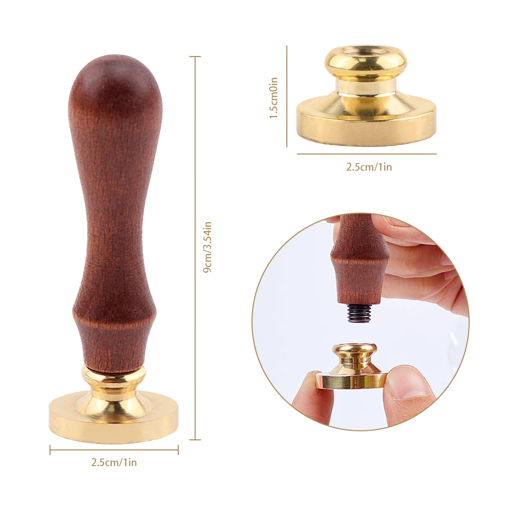 CRASPIRE Bird Wax Seal Stamp Head - Removable Brass Seal For Invitations, Cards & Gifts - View #9
