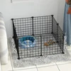 Dog cage Wire mesh fence indoor teddy animal escape barrier 2