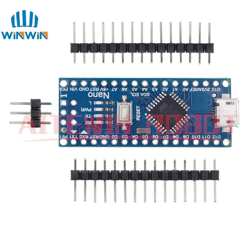 Arduino Controller Mini Type-C Micro USB Nano 3.0 Bootloader Compatible CH340 USB Driver 16Mhz ATMEGA328P
