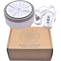 Mini Machine à laver Portable USB rotative Turbo fruits lave-vaisselle à ultrasons pour vêtements maison cuisine voyage télécommande탁 6