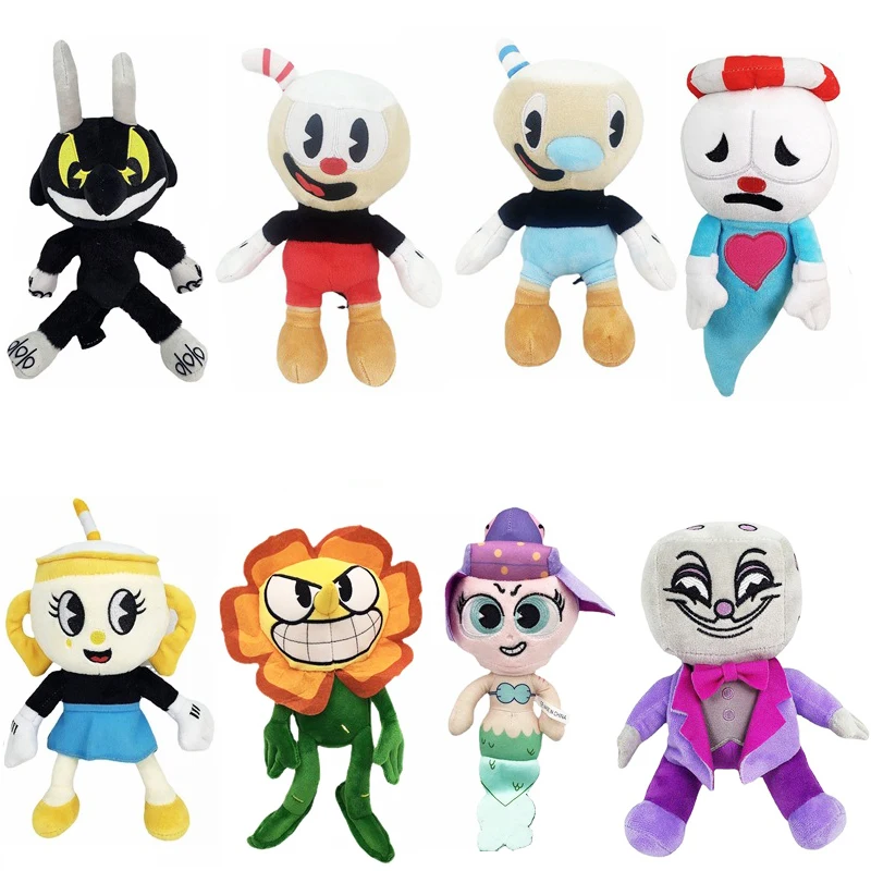 Cuphead Plush Doll Mugman Toy Adventure Game The Chalice Devil ...