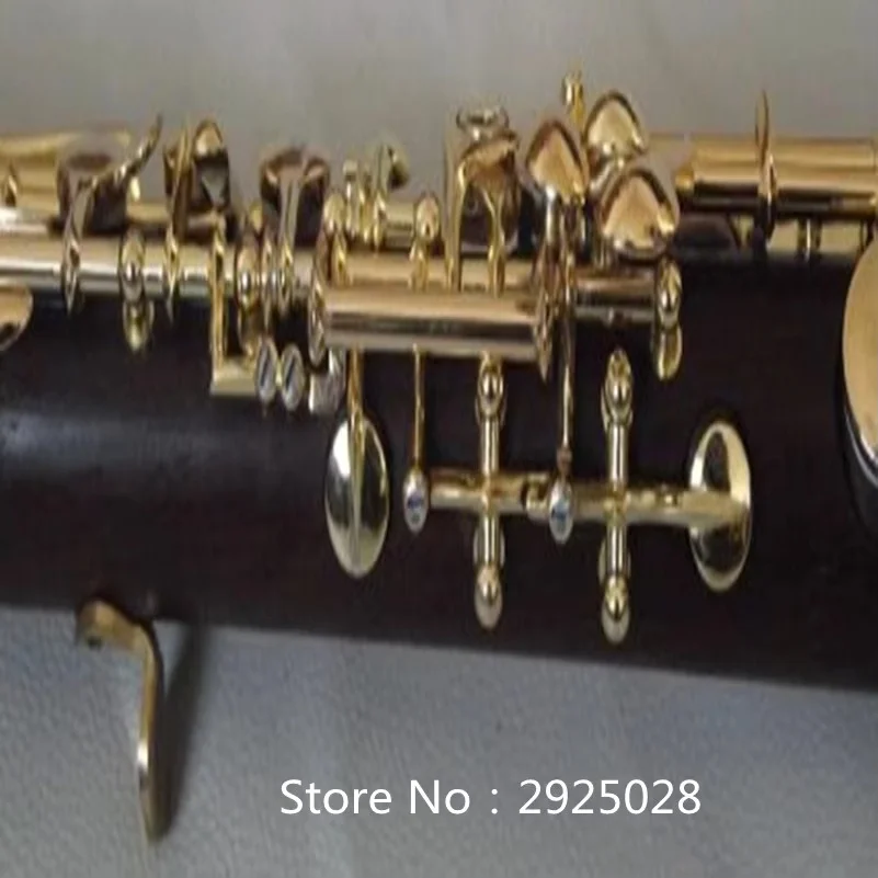 Great ebony concert semiautomatic oboe,gold-plating C key