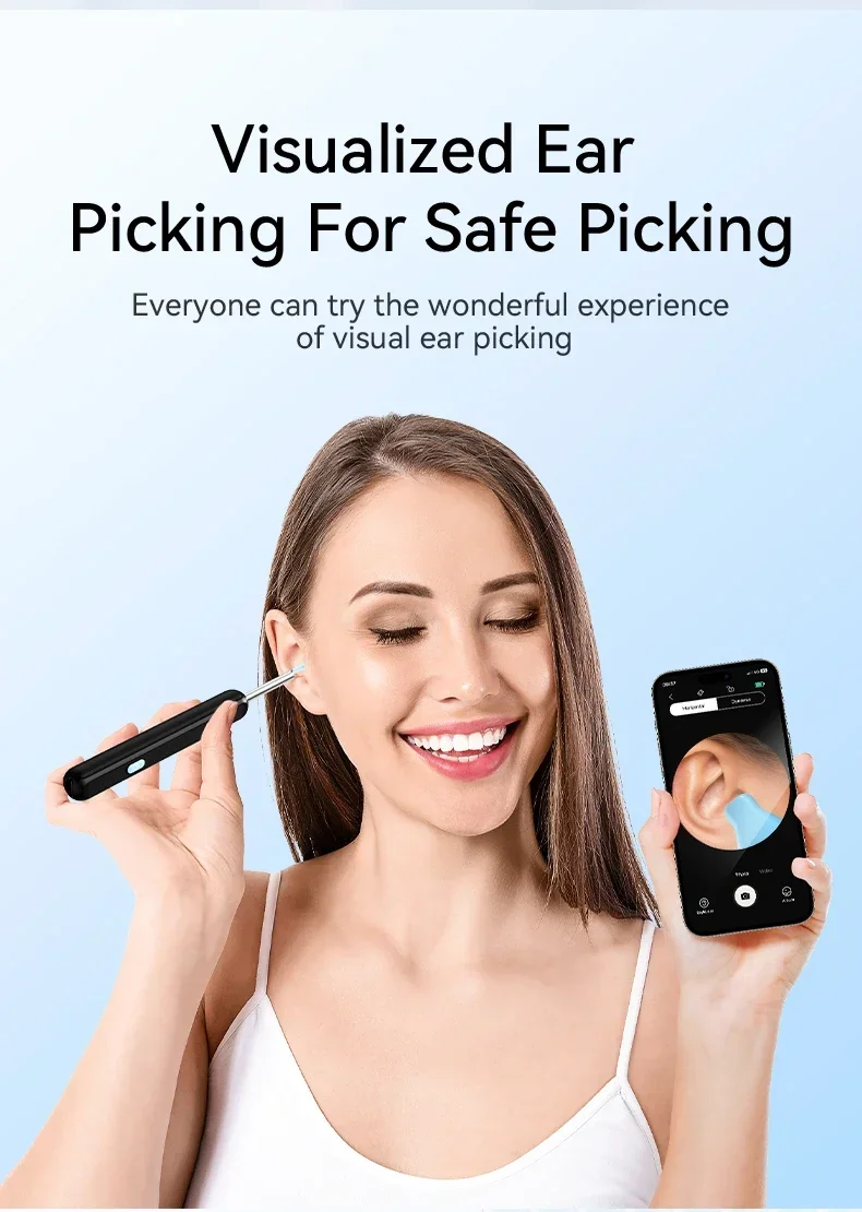 Smart Visual Ear Cleaner With Camera Led Light And Usb C Charging_voghion.com