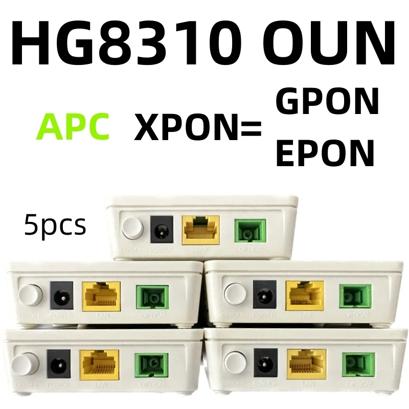 New roteado For  HG8310M APC XPON GPON EPON GE ONU HG8010H Single Port Suitable for Fiber Class FTTH Terminal Router Modem new roteado for hg8310m apc xpon gpon epon ge onu hg8010h single port suitable for fiber class ftth terminal router modem