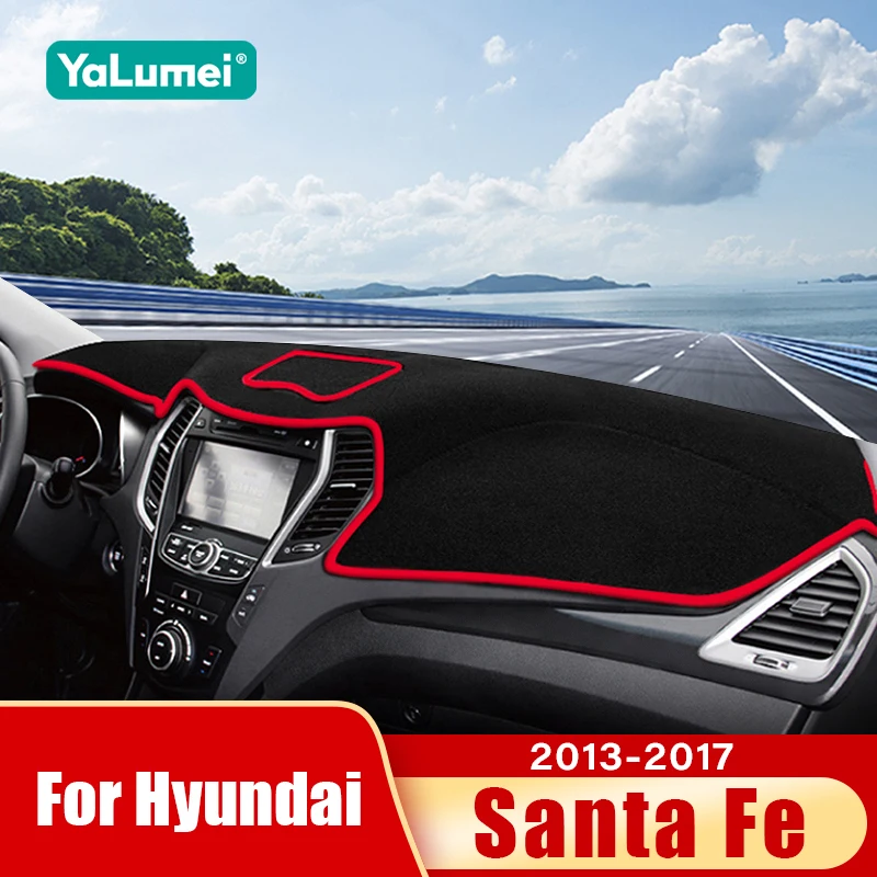 Für Hyundai Santa Fe 3 DM Auto Dashboard Sonnenschutz Abdeckung Instrument Schreibtisch Nicht-slip matte Zubehör
