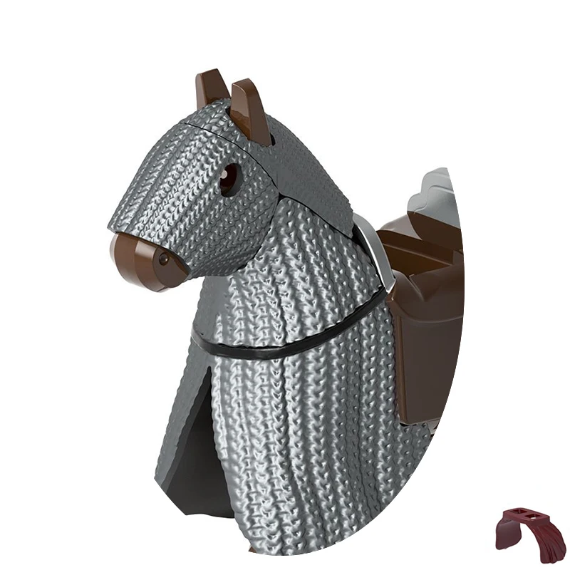 Medieval Warrior King Armor Castle Building Blocks - Exquisite Collectible Action Figures Toy Gift