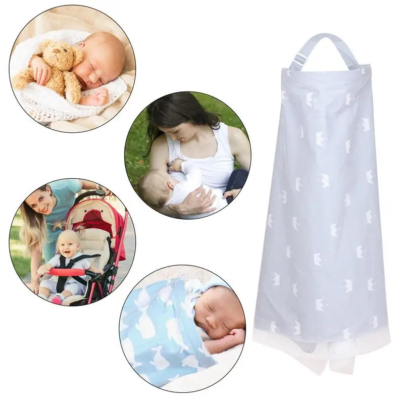 Breathable Breastfeeding Cover Baby Feeding Nursing Covers Adjustable Nursing Apron Outdoor Privacy Cover Mother Cloth