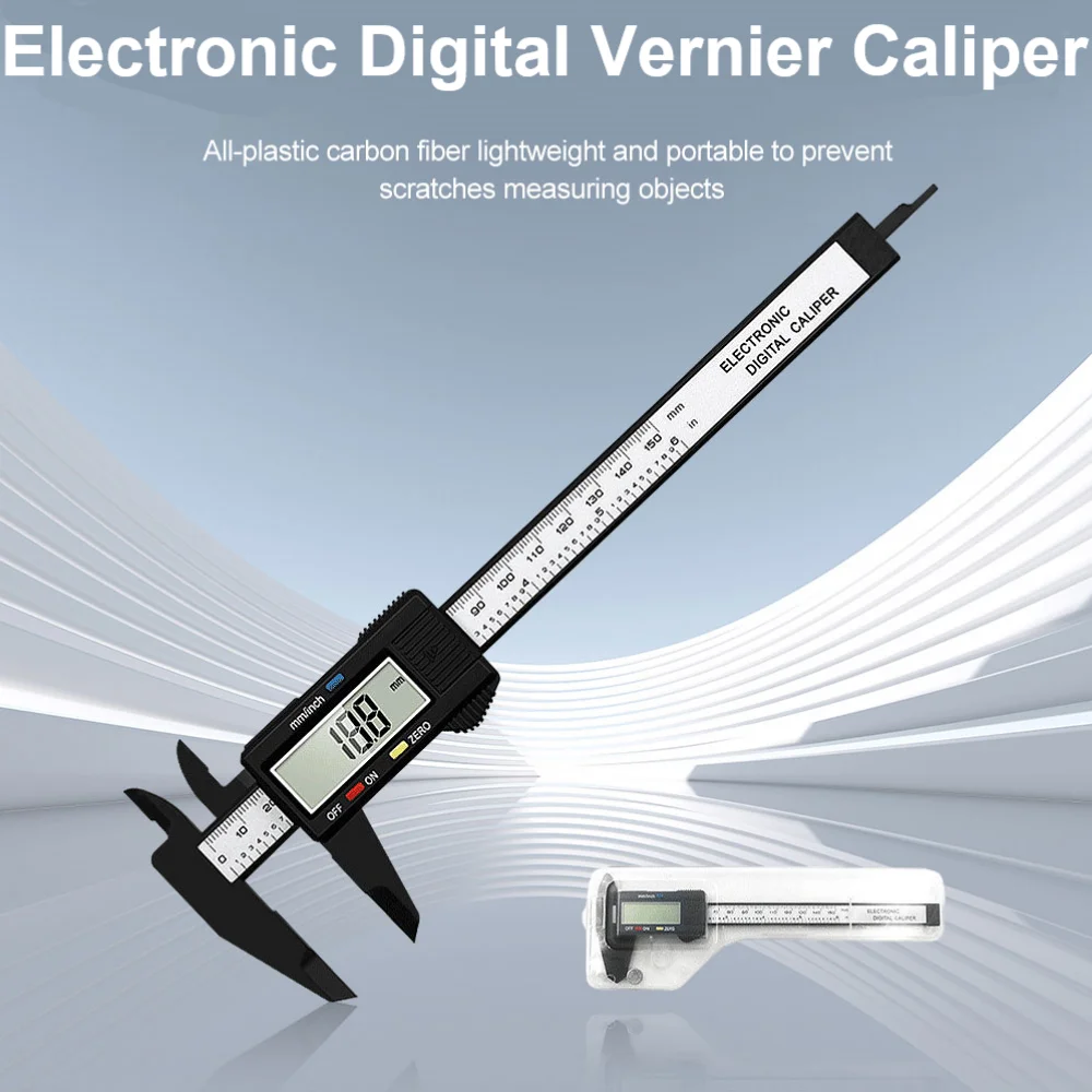 150mmElectronicDigitalCaliperABSVernierCaliperHighPrecision