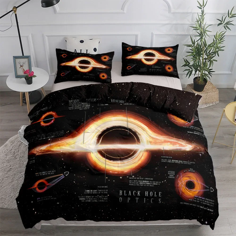 Abstract Space Nebula Duvet Cover Set UK Single Double Queen King US Twin Full King Size Bed Linen Set