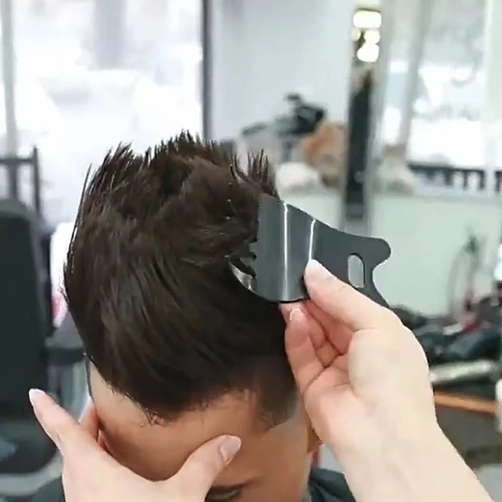 New 2024 Black Large Wide Tooth Combs Handle Detangling Combs Hairstyle Man Barbershop Hair Styling Tools Hair Brush 2