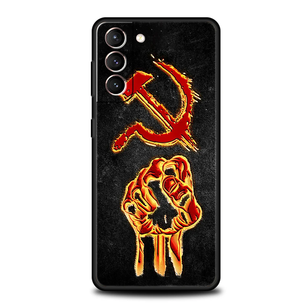 Vintage USSR CCCP Shockproof TPU Phone Case Cover