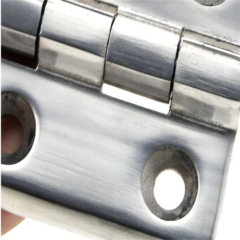 304 Stainless Steel Heavy Duty Hinges Thickened Industrial Hinge 40x40mm 50x50mm 60x60mm CL236-50/60/40mm Mirror Plane/Satin 1pc