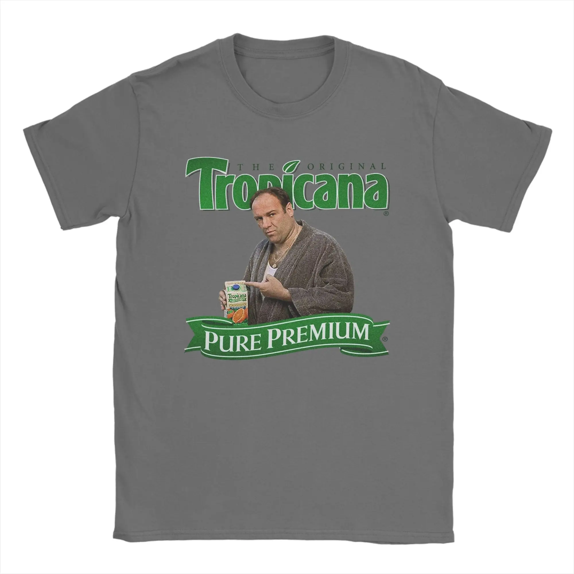 Novelty Pure Cotton Men's T-Shirts - Round Neck & Short Sleeve