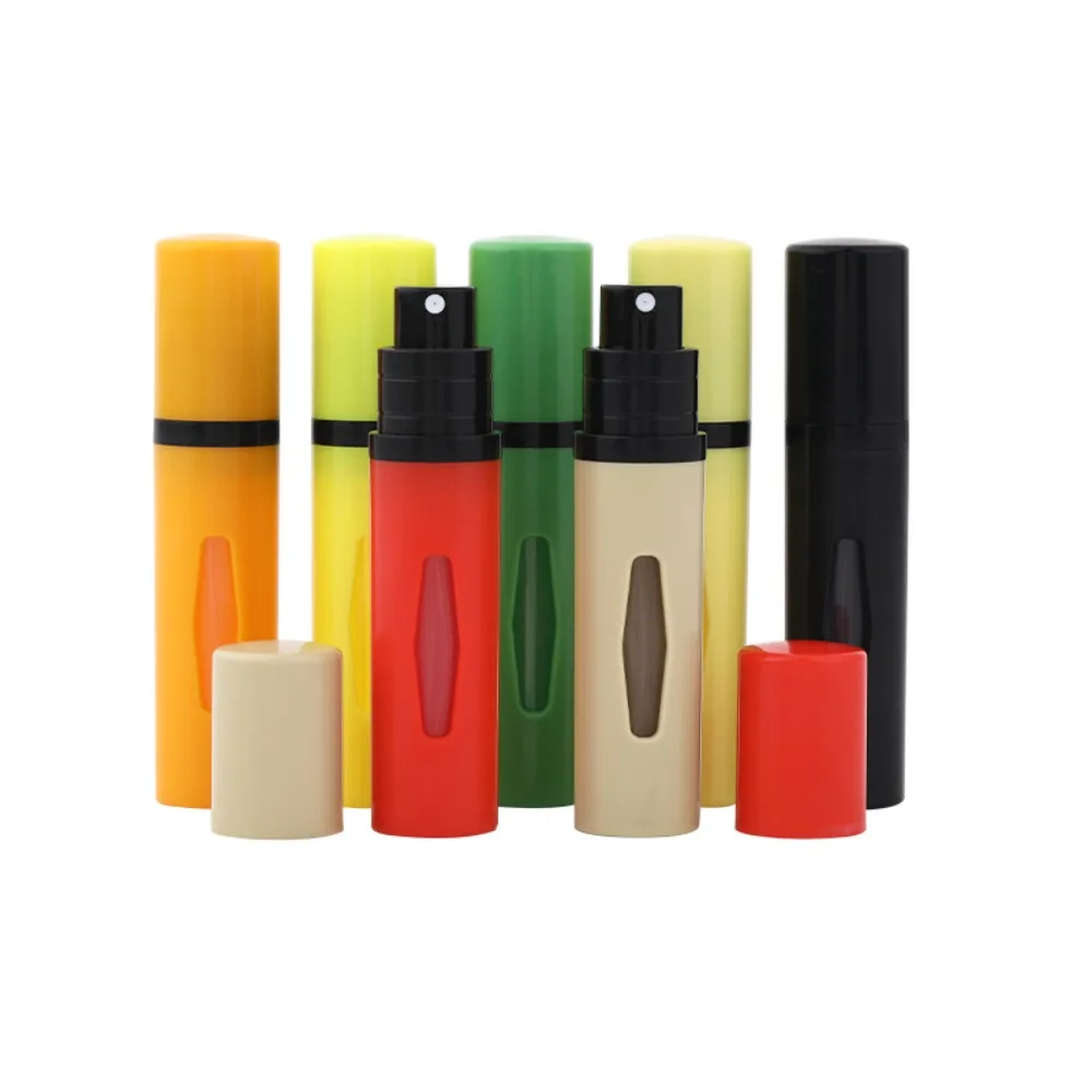 New 6ml Mini Perfume Bottle Empty Refillable Spray Rotating Bottle Storage Sprayer Portable Spray Atomizer Bottle