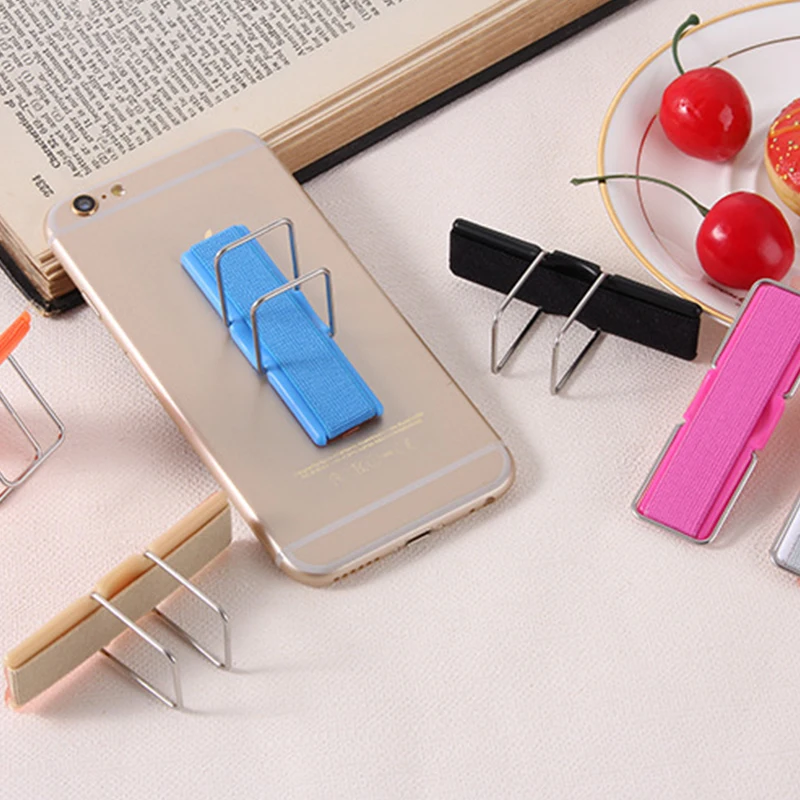 cell phone holder for car Dây Đeo Co Giãn Giá Đỡ Điện Thoại Kẹp Ngón Dây Đeo Điện Thoại Kẹp Giữ Điện Thoại Điện Thoại Chân Đế Chống Thả Băng smartphone stand