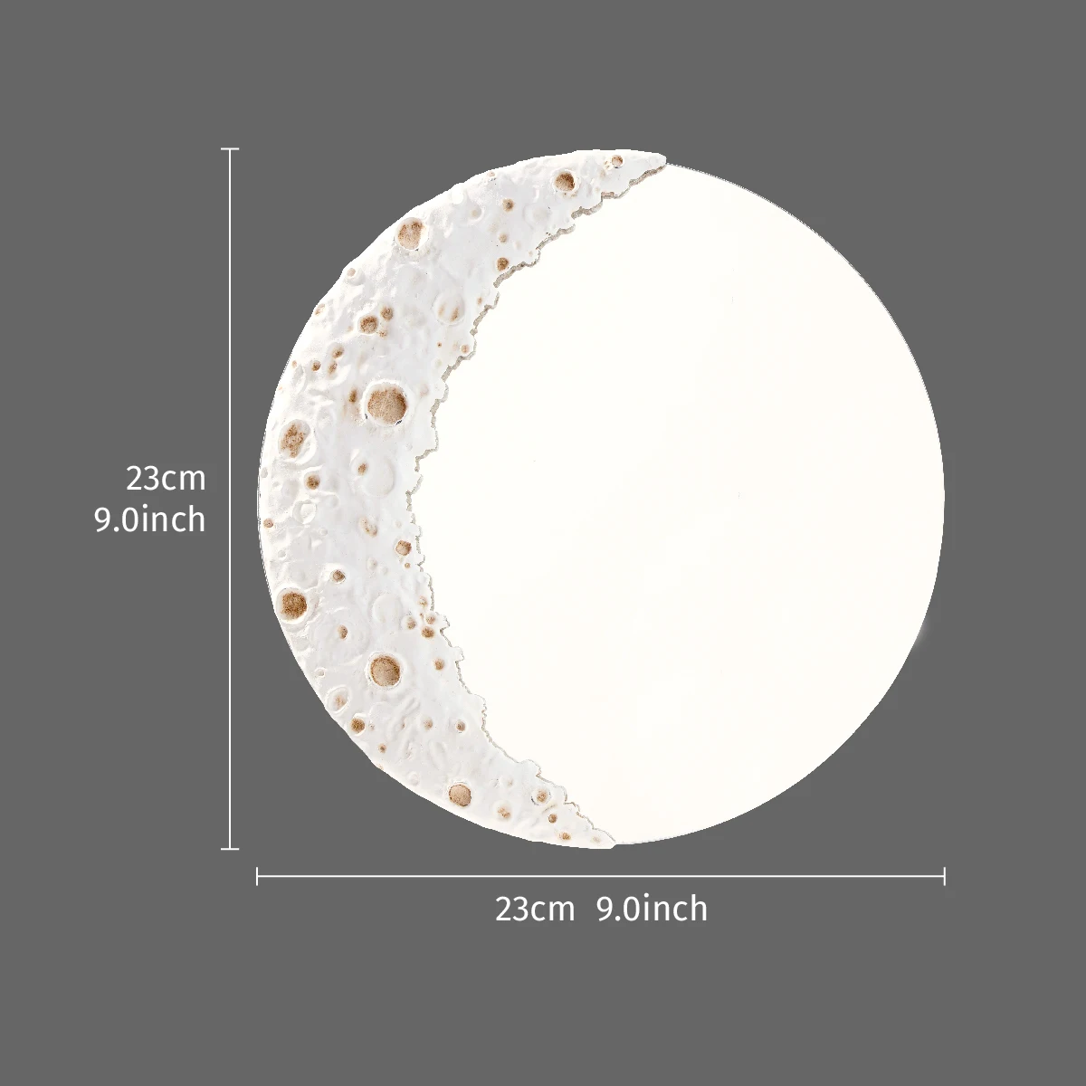 1PC, resin material lunar crater mirror decorative pendant, creatively designed lunar crater mirror pendant