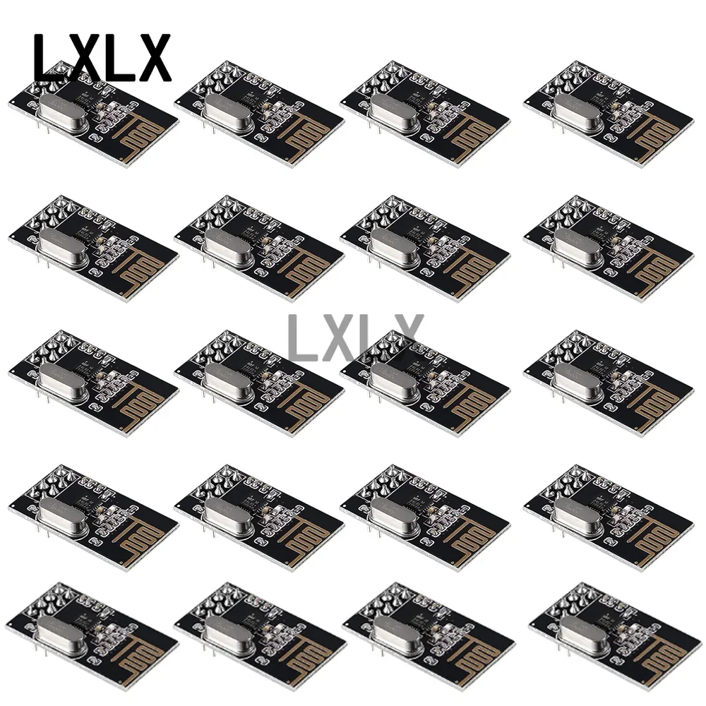 Long Range Module Pin Out 2–20PCS NRF24L01+PA+LNA 2.4GHz Wireless Transceiver Module with Antenna ...