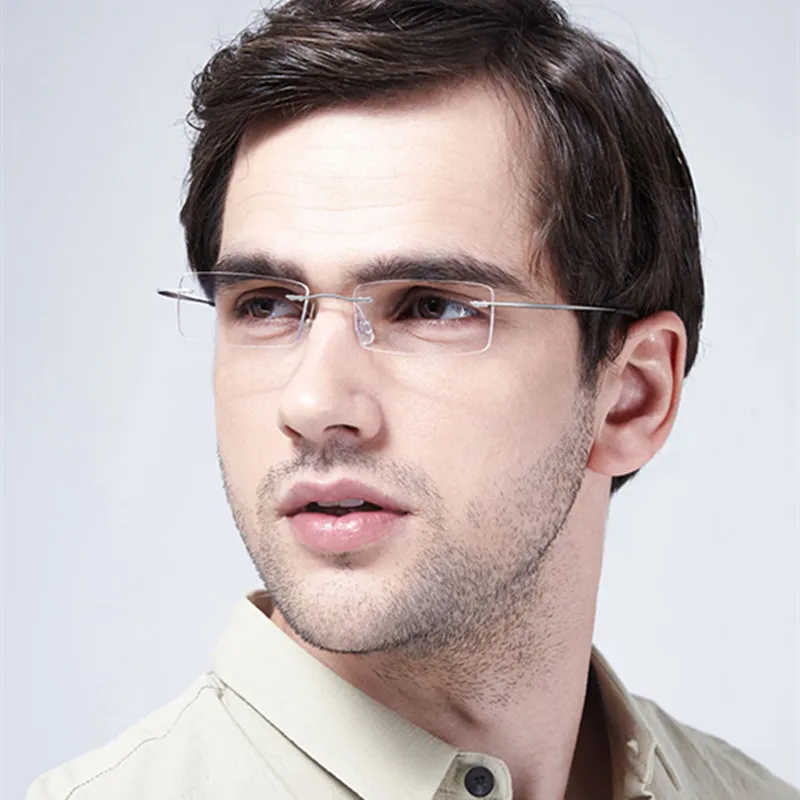 Occhiali da uomo ultraleggeri pronti in lega di titanio senza montatura miopia  occhiali da donna occhiali miopi occhiali da vista occhiali finiti|Men's  Eyewear Frames| - AliExpress