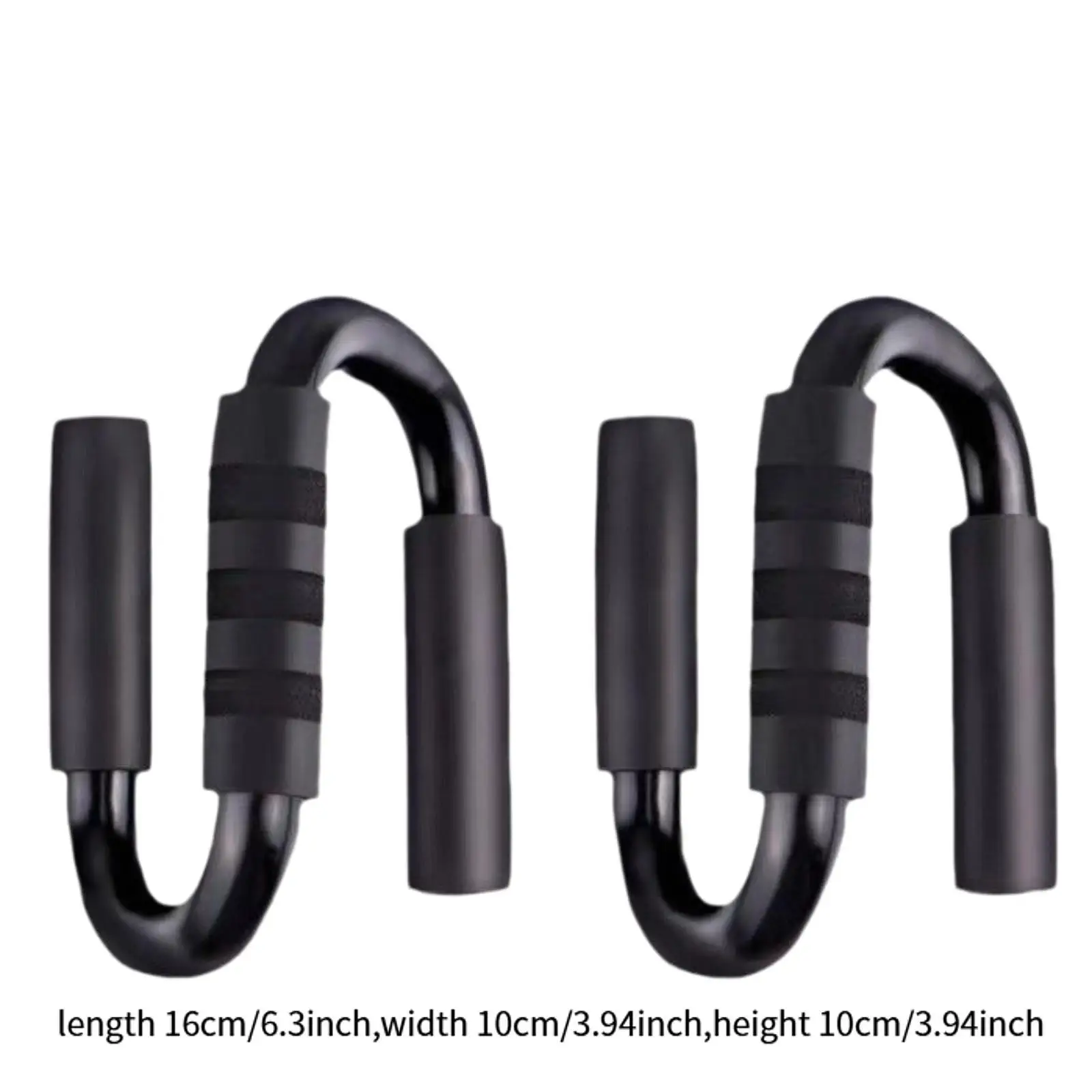 2Pcs Push up Bar Pushup Racks Planks Calisthenics Metal Foam Grips Push up Handles for Muscle Training Travel Home Workout