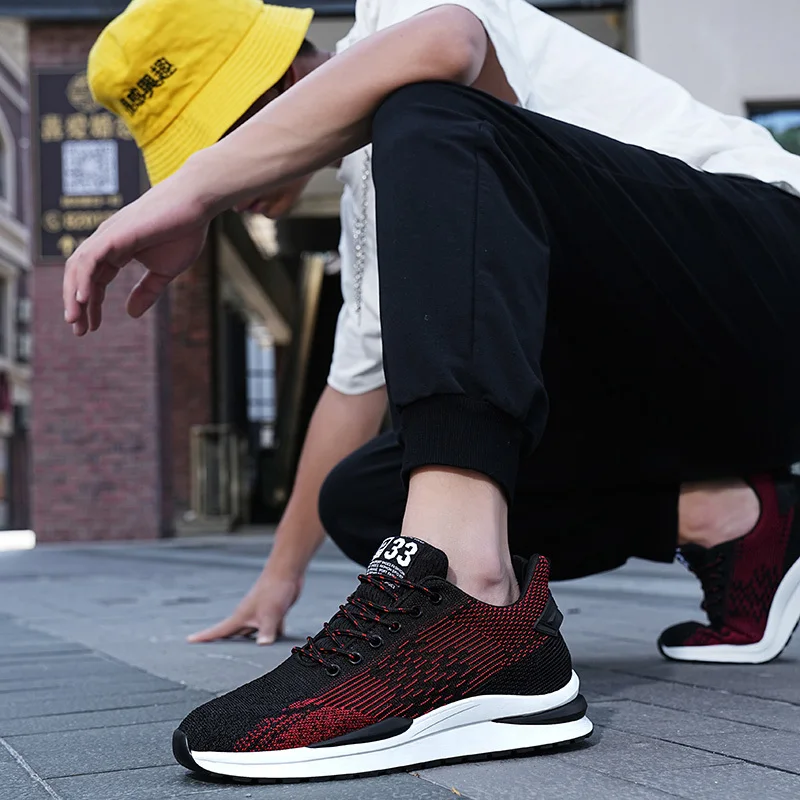 2025 Men Heightening Shoes Elevator Shoes Hidden 6CM Height Increase Shoes For Male Casual Breathable Sports Sneakers Taller Men 4