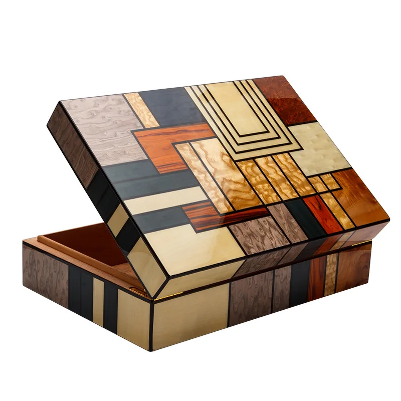 Luxury-Cigar-Humidor-With-Hygrometer-Humidifier-Removable-Partitions ...
