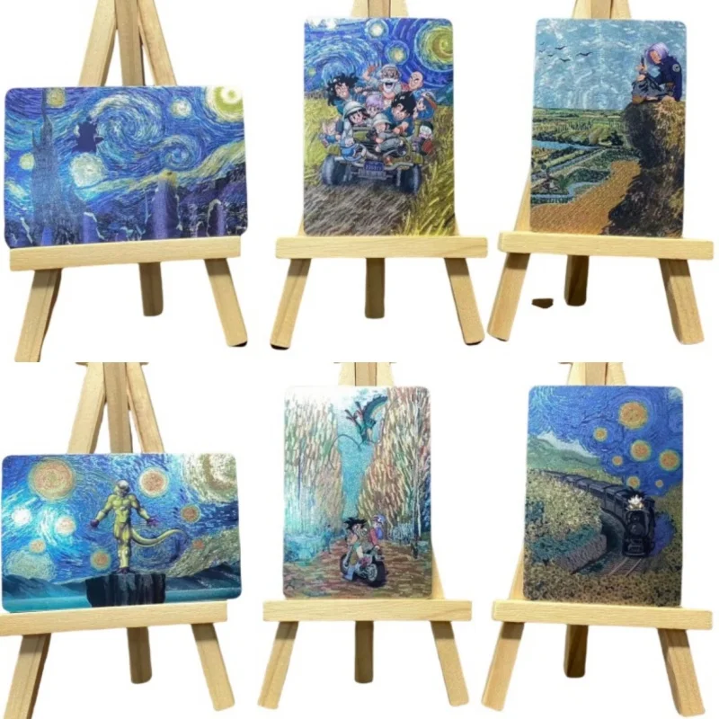 

Флэш-карта «Драконий жемчуг», модель "Сон Гоку", "Фриза", "сделай сам", "Ван Гог, Каме сеннин 3 листа, экшн-игрушка, фигурки, Коллекция игр