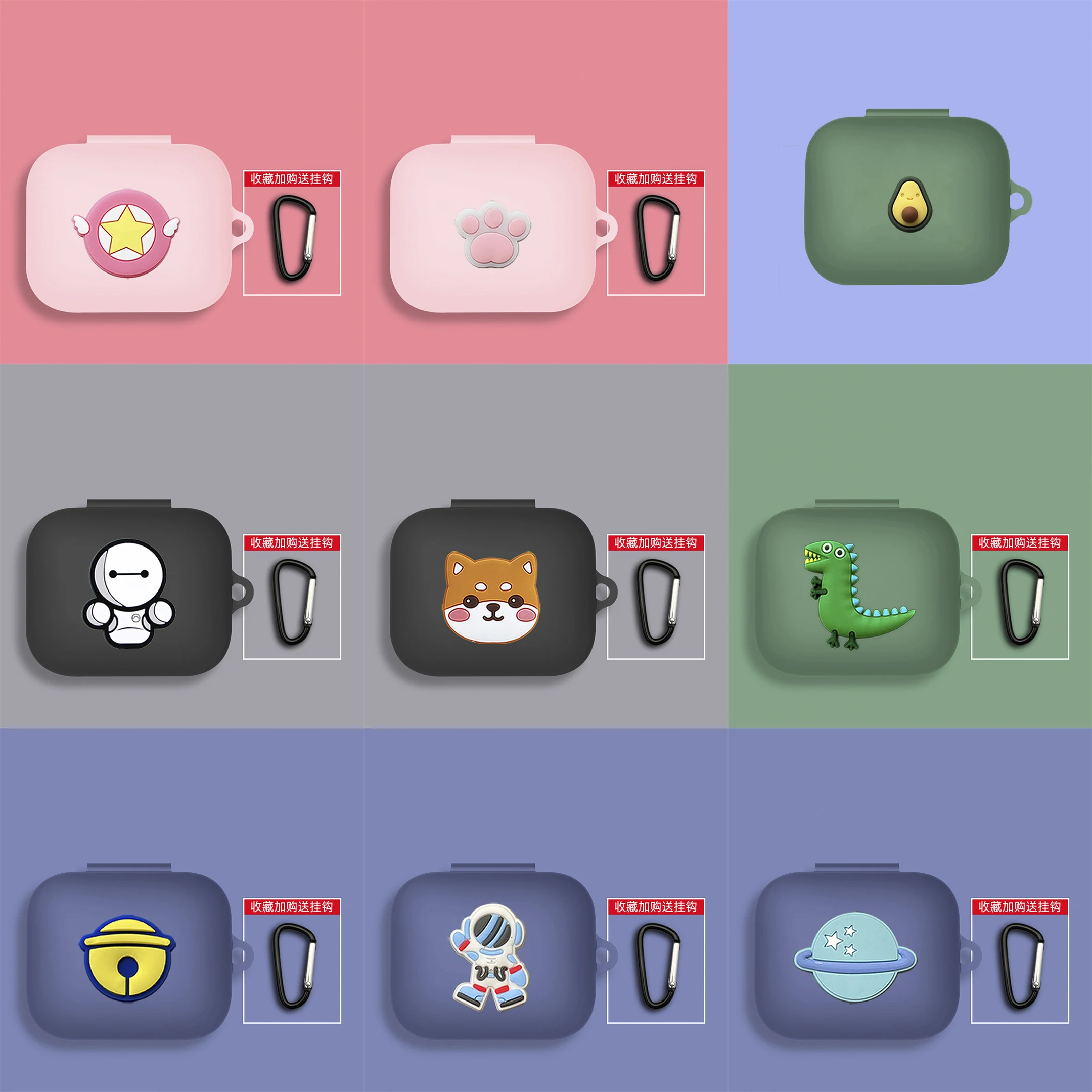 Simpatica Custodia Protettiva In Silicone Per Oneplus Buds Pro Accessori Per Auricolari Custodia Di Ricarica Per One Plus Buds Pro Headset Cover