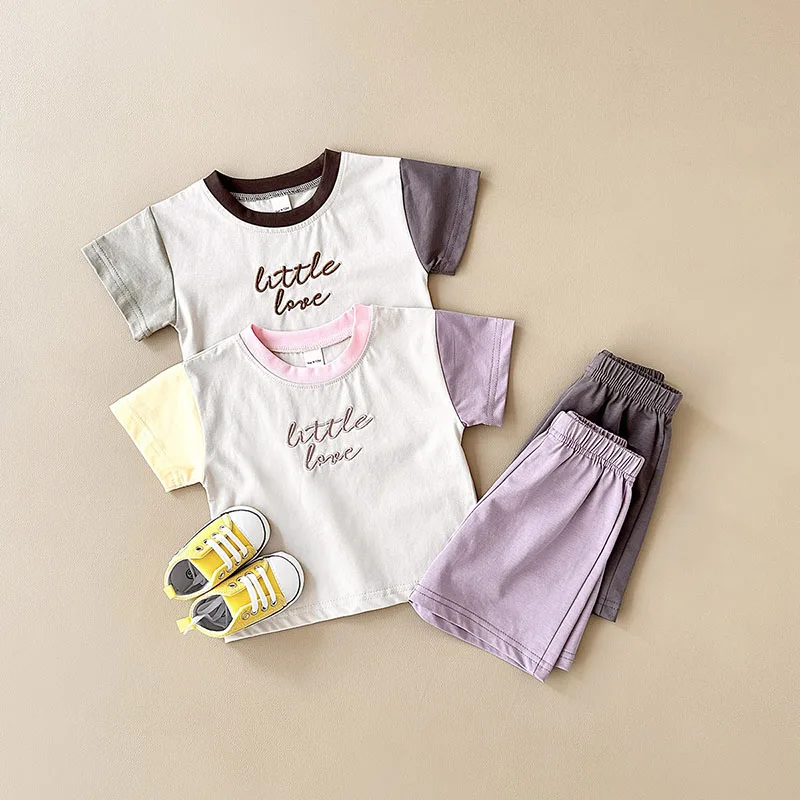 Cotton Baby Girls Summer Clothes Set