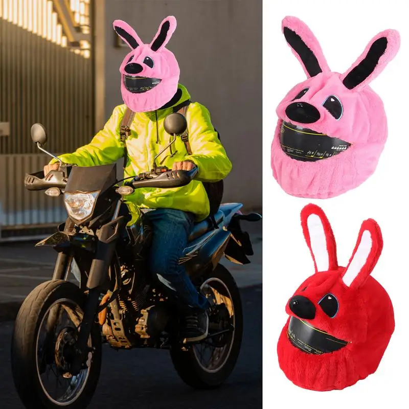 

Motorcycle Cartoon plush helmet cover universal cartoon Cover Sleeve Safety Hat Protection Tool for Motorcycle Riding Accessorie