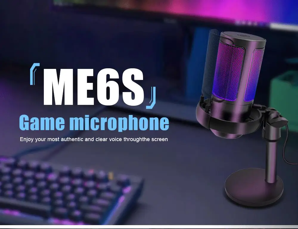 Rgb-Gaming-Mikrofon Mit Sprachausgleich Und Geräuschunterdrückung, Studio-Usb-Computer-Kondensatormikrofon Für Streaming/Aufnahme/Disc-Produktion S2633Cd133Ef64C79B71723C84A5D8D5As