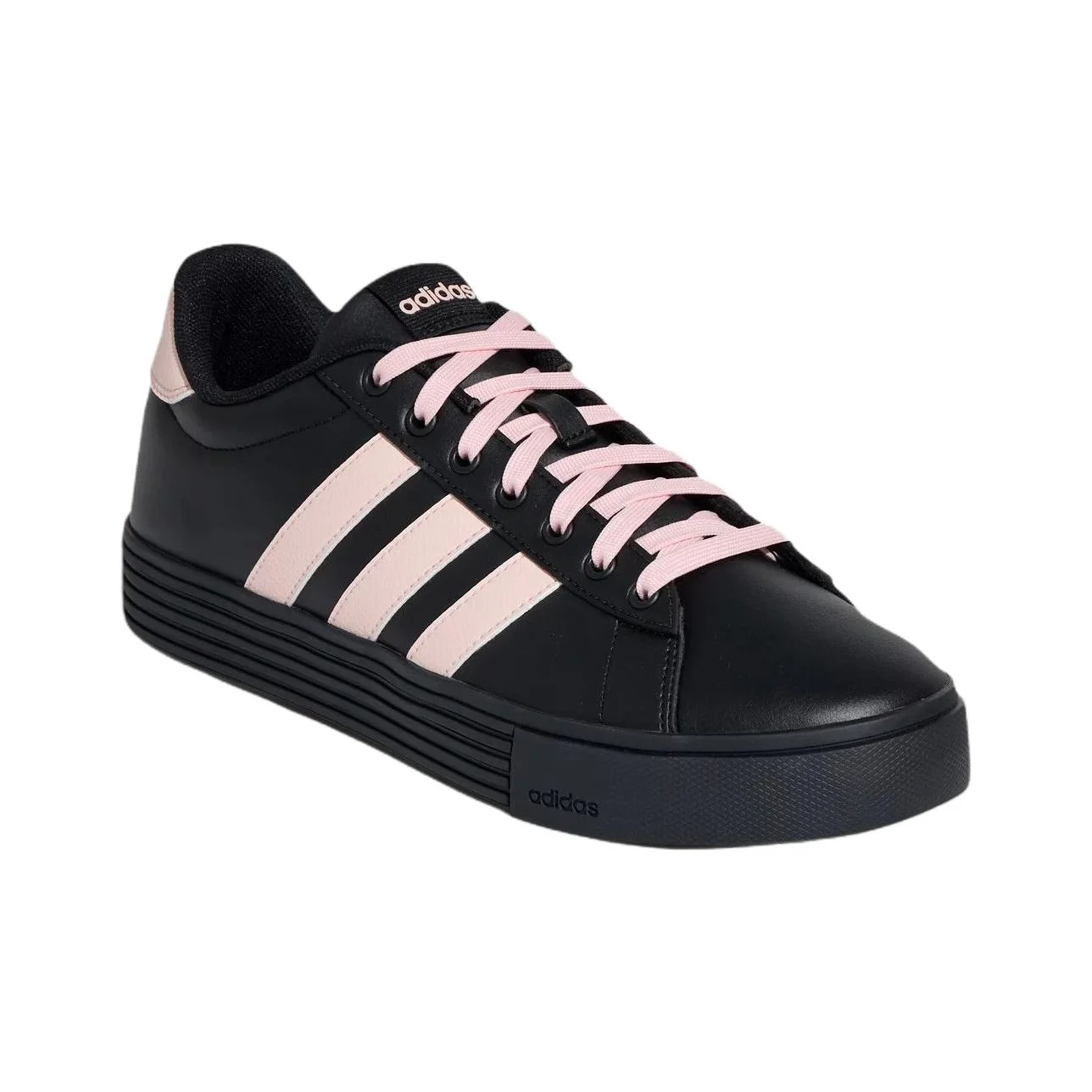 Scarpe da skateboard Adidas Daily 4.0 Low top unisex nere e rosa - immagine 5