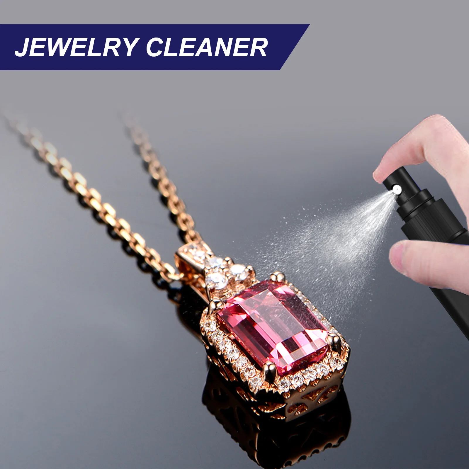 Multi-functional Jewelry Cleaner is non-irritating and Quickly Remove Sweat Stains and Residues It is Portable and Convenient