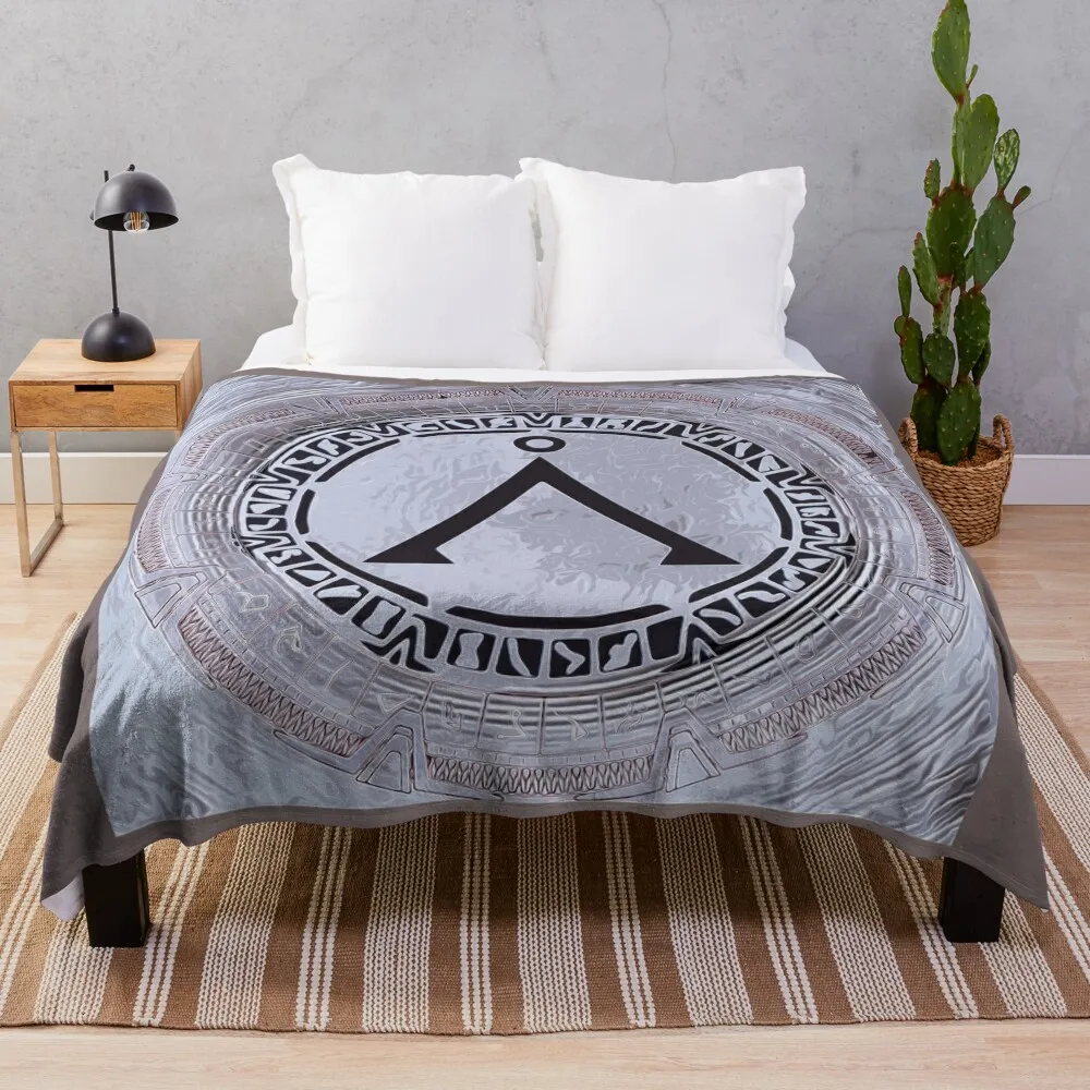 

Stargate 3-D Throw Blanket For Sofa Thin For Decorative Sofa Camping Blankets