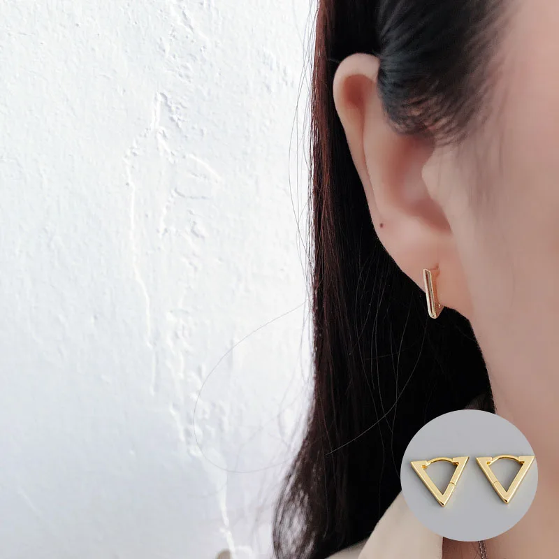 

Женские серьги из серебра 100% пробы с геометрическим рисунком