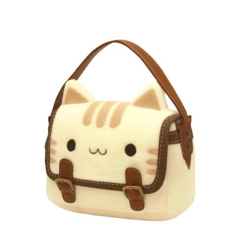 2025 New Cute Cat Plush Small Handbag For Women High Beauty Cartoon Furry Doll Clutch